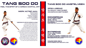 Start nieuwe  Tang Soo Do seizoen in Amstelveen